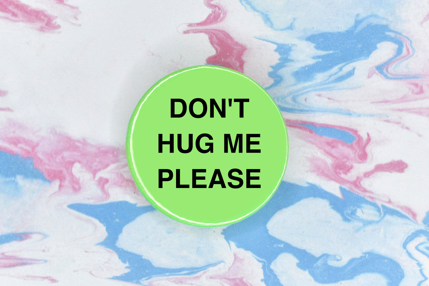 Large Neon Hidden Disability Badge
