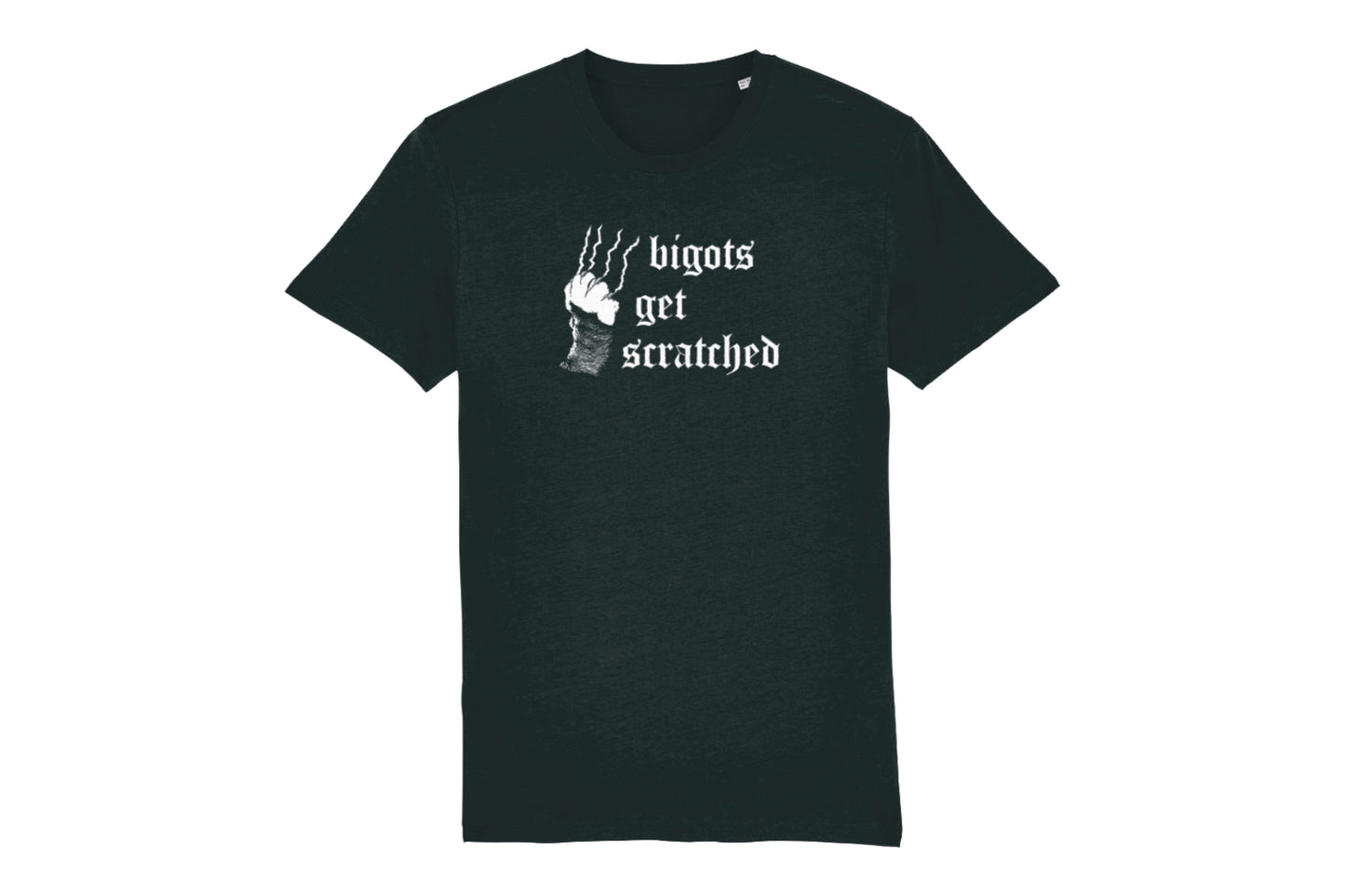 Bigots Get Scratched Cat T-Shirt