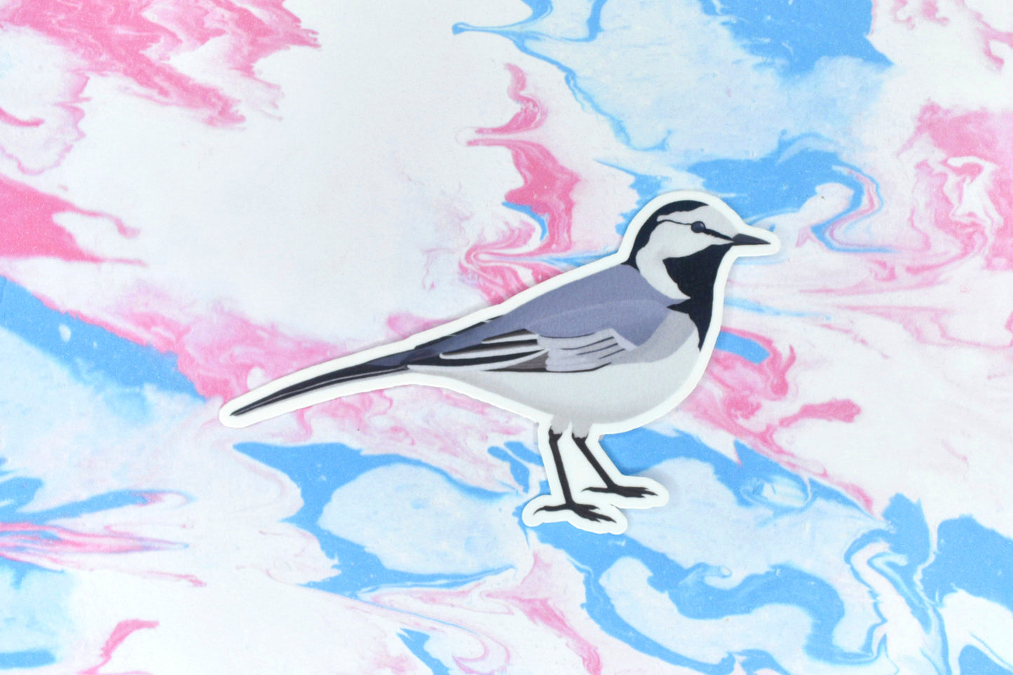 Wagtail Vinyl Bird Sticker
