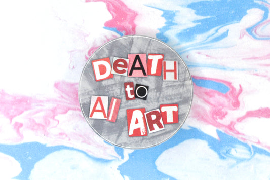 Death to AI Art Badge