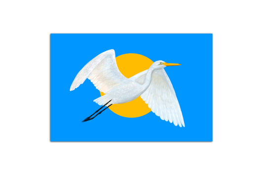 Egret Bird Print