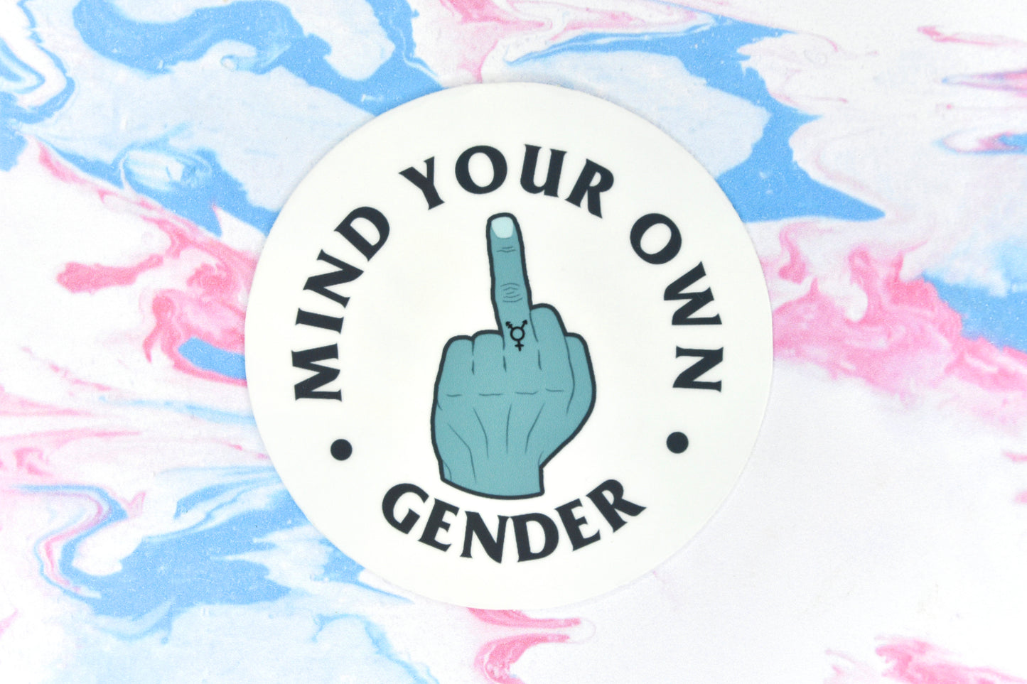 Mind Your Own Gender Vinyl Sticker